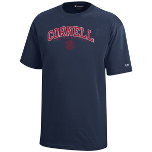 Youth Tee Arched Cornell Emblem