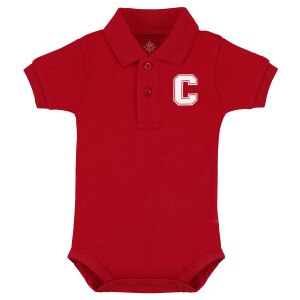 Infant Block C Polo Bodysuit