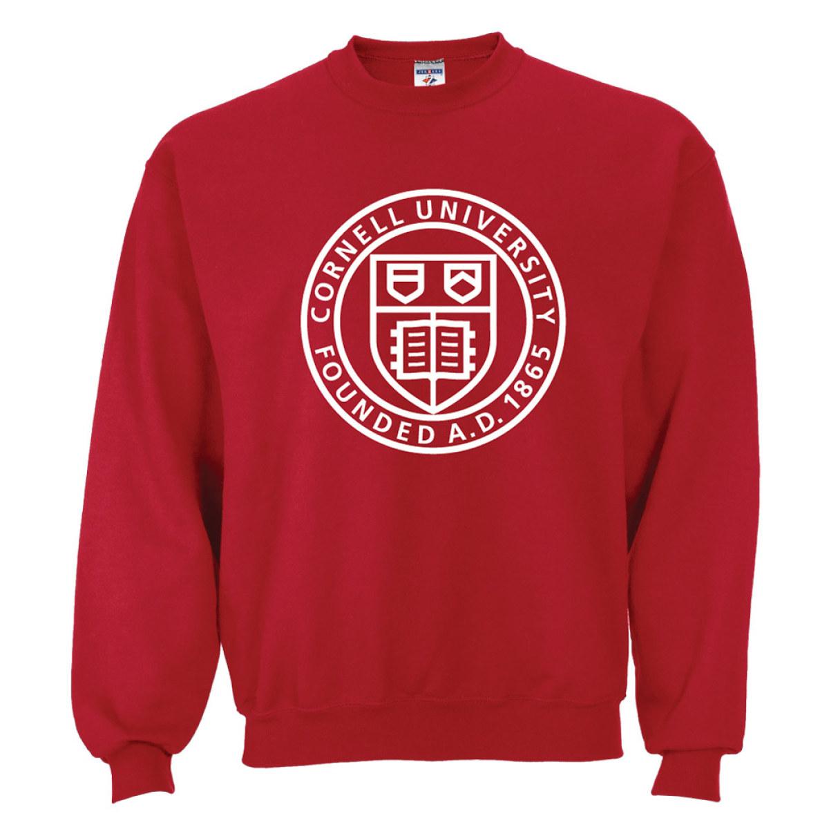 Sweatshirt with Large Cornell Seal