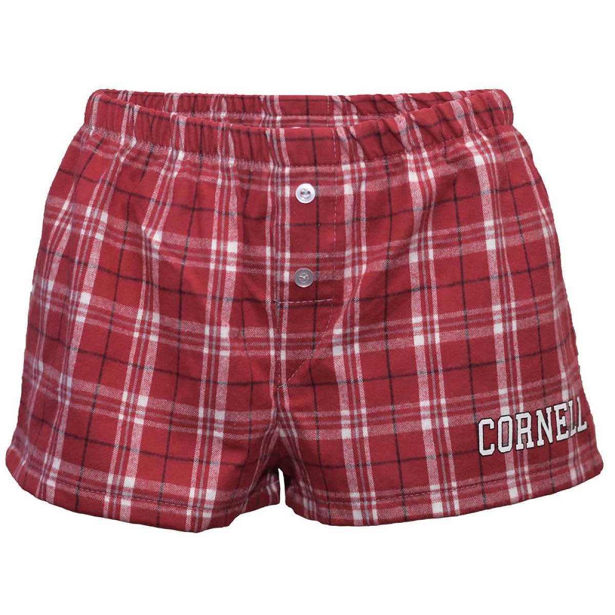 Women's Cornell Flannel Shorts