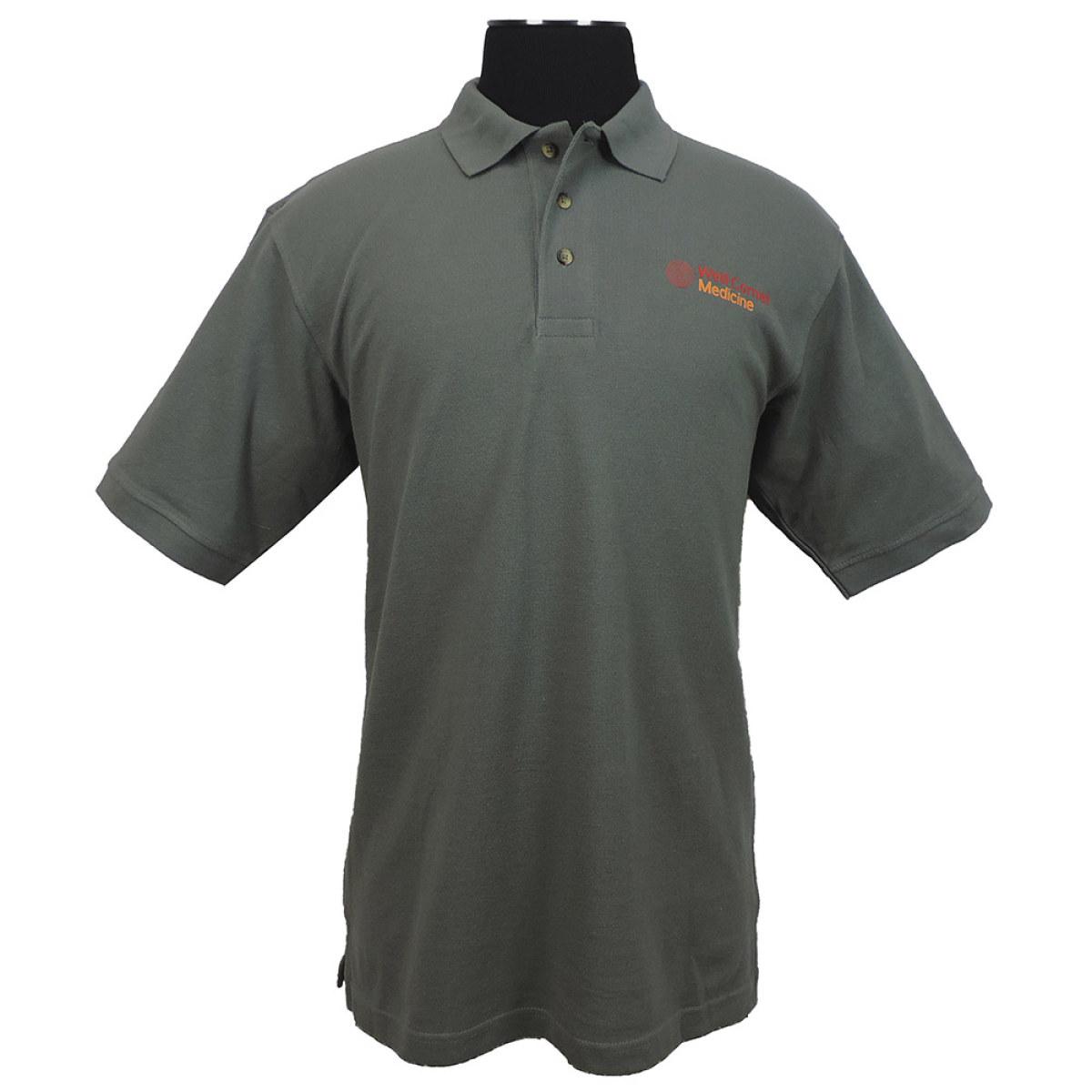 Weill Cornell Med Polo Charcoal