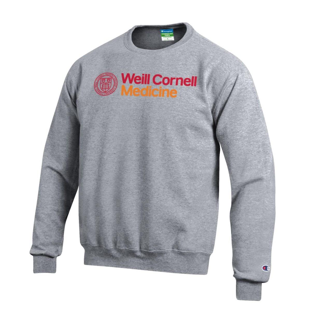 Weill Cornell Med Crewneck Grey