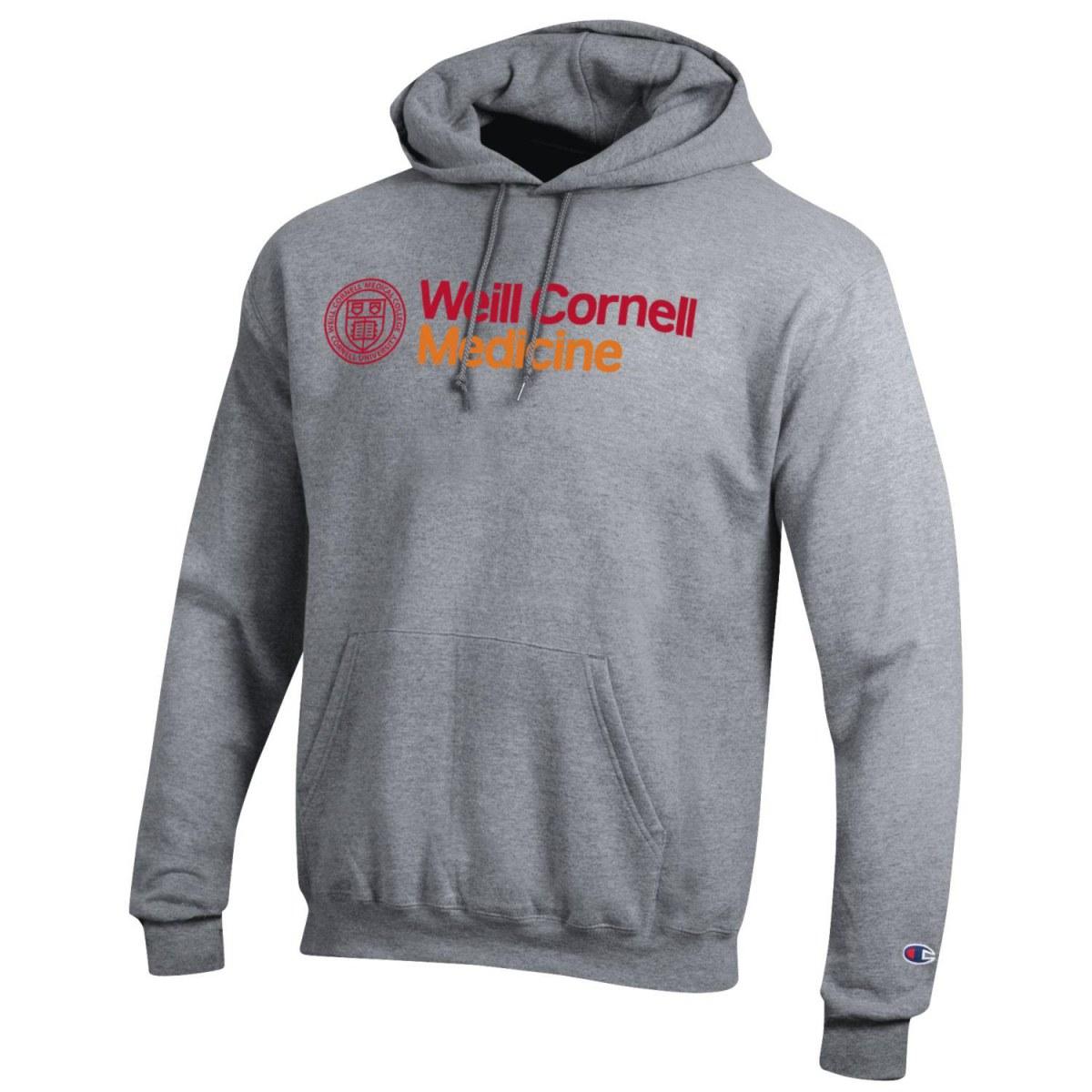 Weill Cornell Medicine Hood Grey