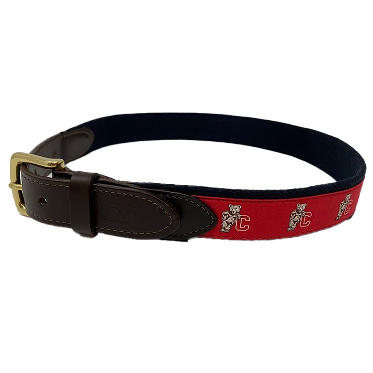 Vineyard Vines Red Bear On C Belt