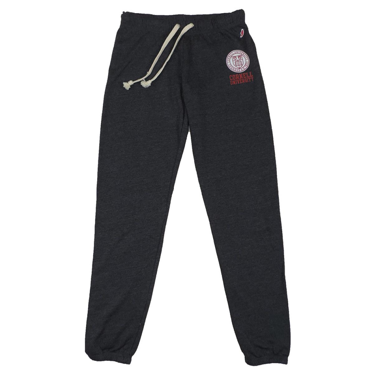 Women's Pants Emblem Over Cornell University - Charcoal