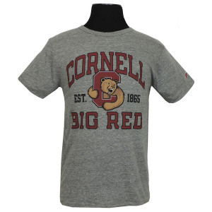 Cornell Big Red Heathered Tee Grey
