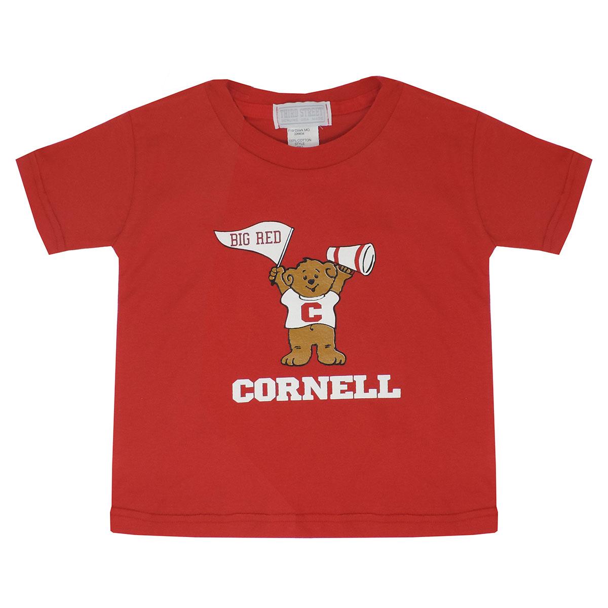 Cornell Bear with Pennant Tee