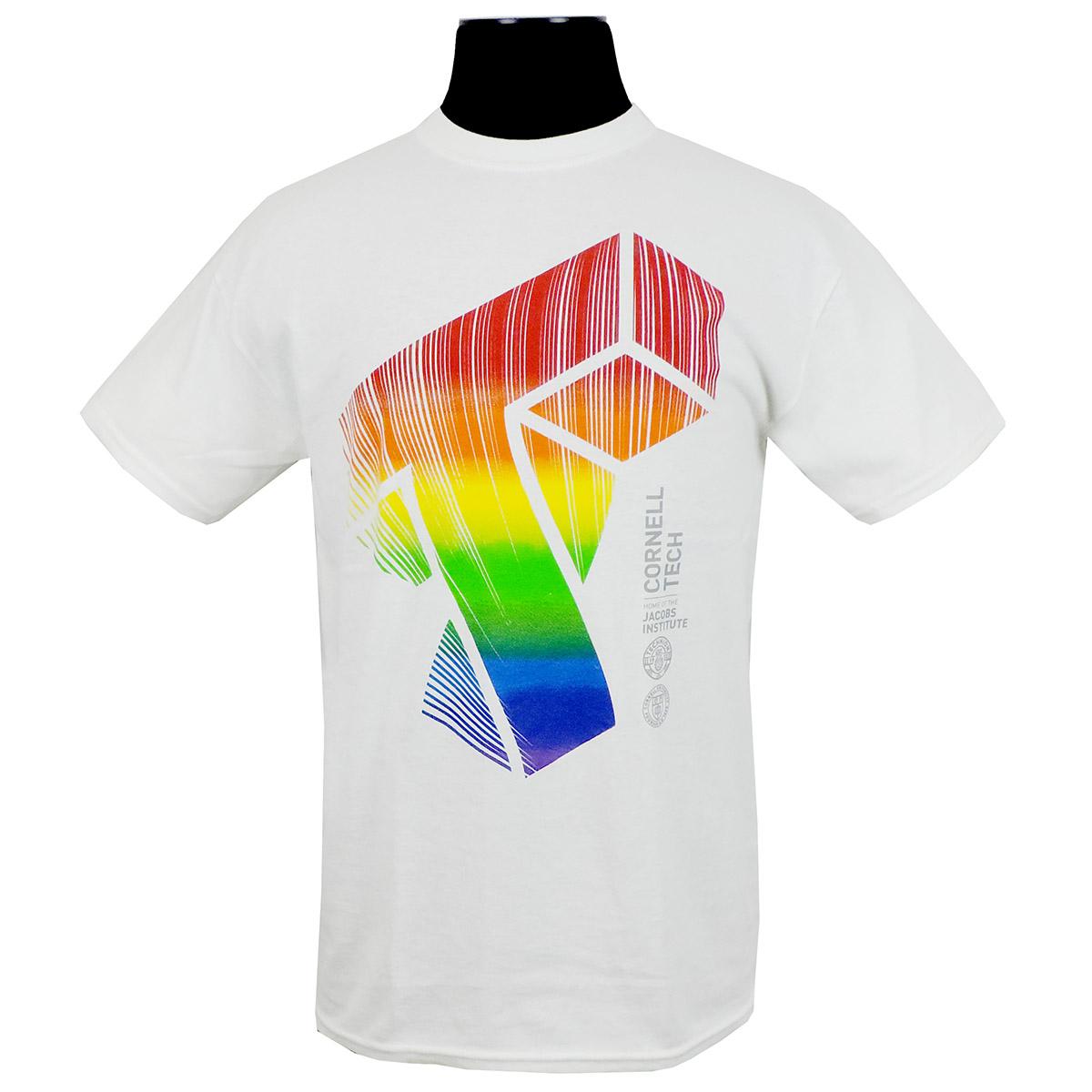 Cornell Tech Tee With Rainbow Twist