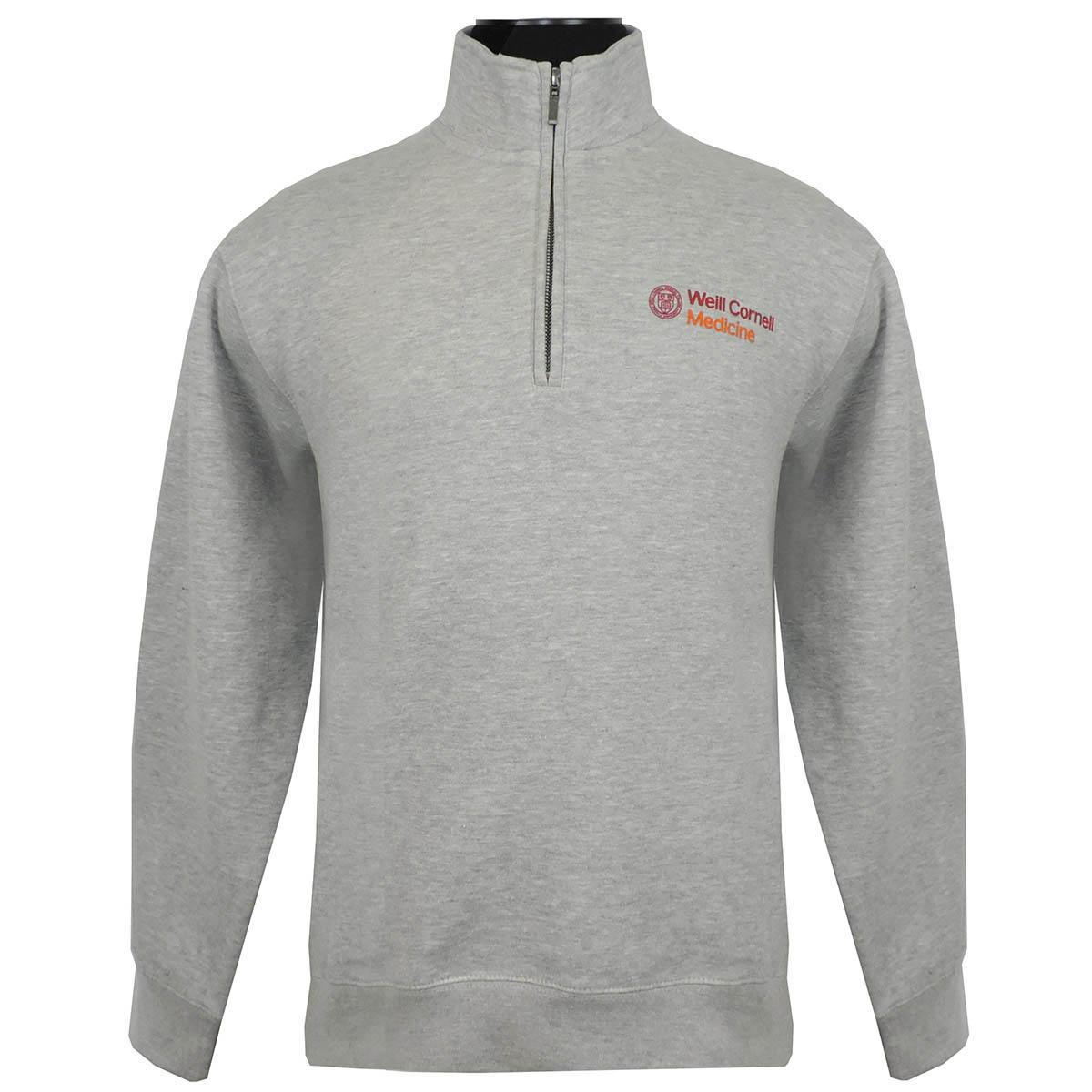 Weill Cornell Medicine 1/4 Zip Gray